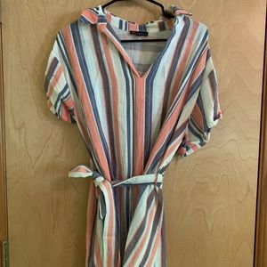 Blouse tie dress